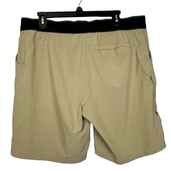 The North Face Paramount Active Short Size 38 Inseam 9" FlashDry Beige Hiking - Picture 2 of 9